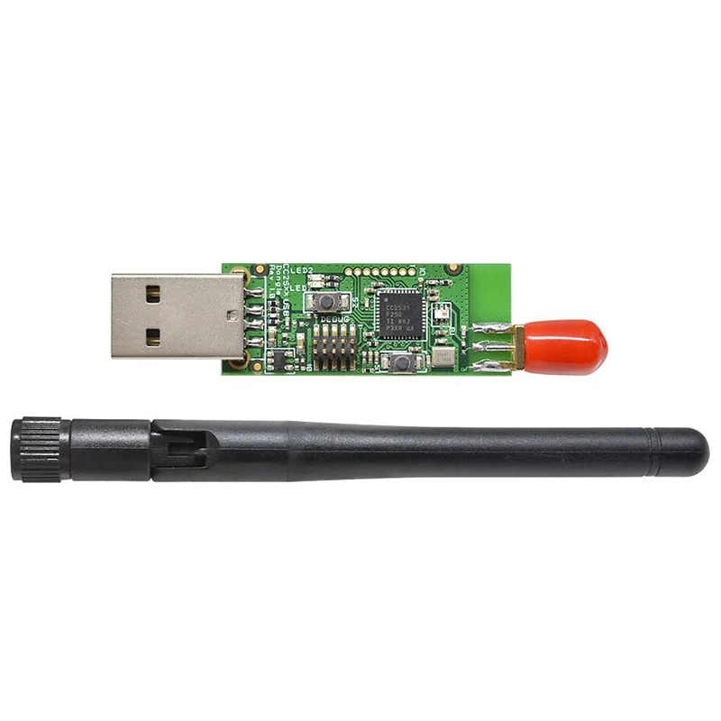 

CC2540 Zigbee Emulator CC-Debugger USB Programmer Sniffer with Antenna Bluetooth Module Connector Downloader Cable