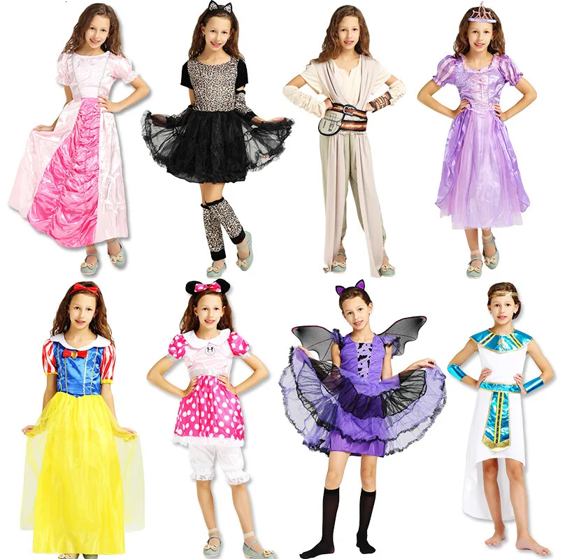 Новое поступление Хэллоуин вечерние Детский костюм ведьмы для косплея девочек