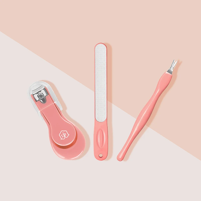 KINEPIN 3pcs Manicure Pedicure Set Nail Art Equipment with Cutter Clipper File Cuticle Dead Skin Trimmer Pusher Kit | Красота и