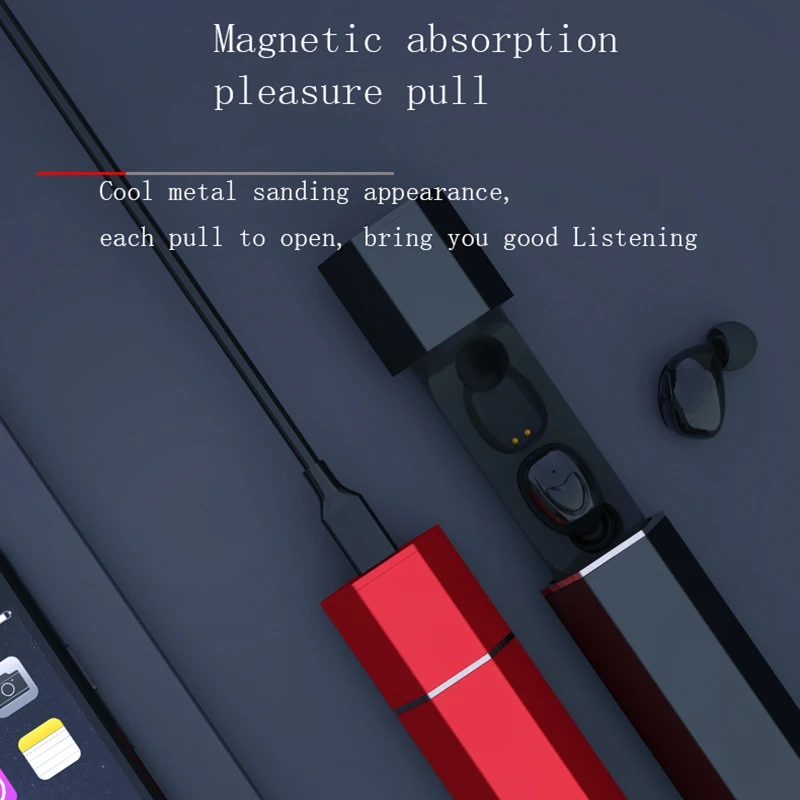 Беспроводные наушники bluetooth V5.0 HIFI 3D TWS беспроводные гарнитура с микрофоном