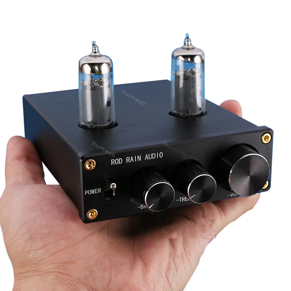 Мини-предусилитель Nuotech 6J5/6K4 трубчатый усилитель HIFI с регулировкой высоких и