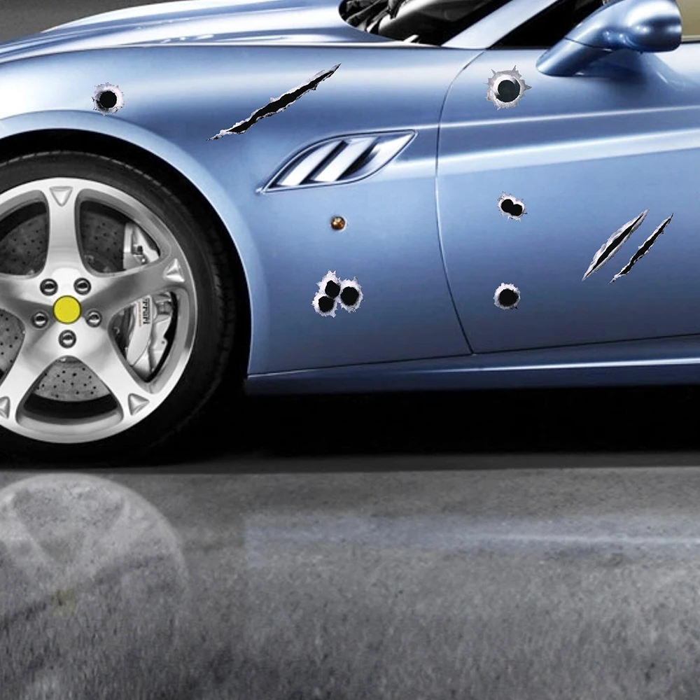 Боковые 3D наклейки для автомобиля забавные украшения мотоцикла Стайлинг