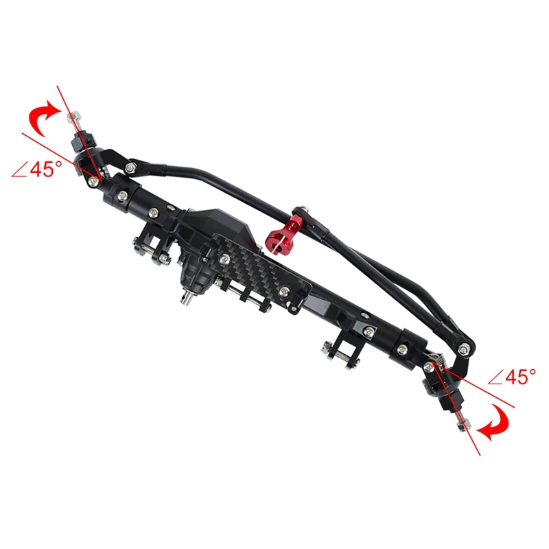 

1/10 RC Car Aluminum Alloy Front & Rear Axle for RC Crawler Axial WRAITH Rock Racer 90018 90045 RR10 90048 90053