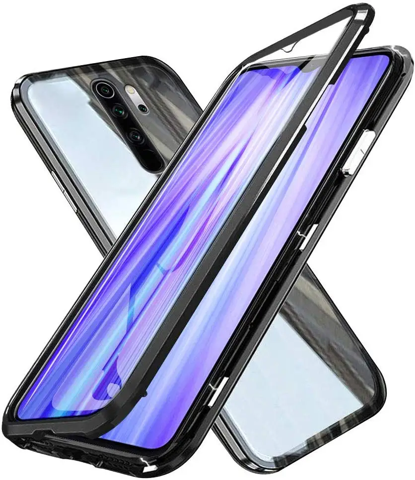360 чехол из закаленного стекла для XiaoMi RedMi Note 8 Pro 7 8A K20 с магнитной адсорбцией
