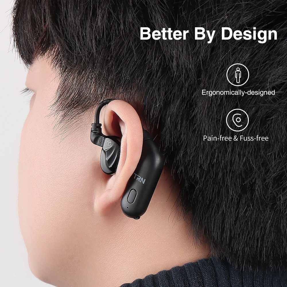 

Wireless Bluetooth V5.0 Ear Hook with MMCX/2Pin Interface for HIFI Earphone