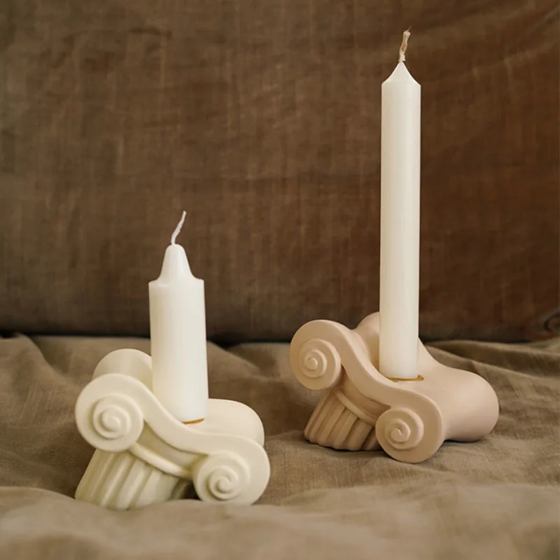 

Подсвечник полимерный в стиле ретро, украшение для гостиной, подсвечник из натуральной смолы, подставка для фотографий, домашний декор, пре...