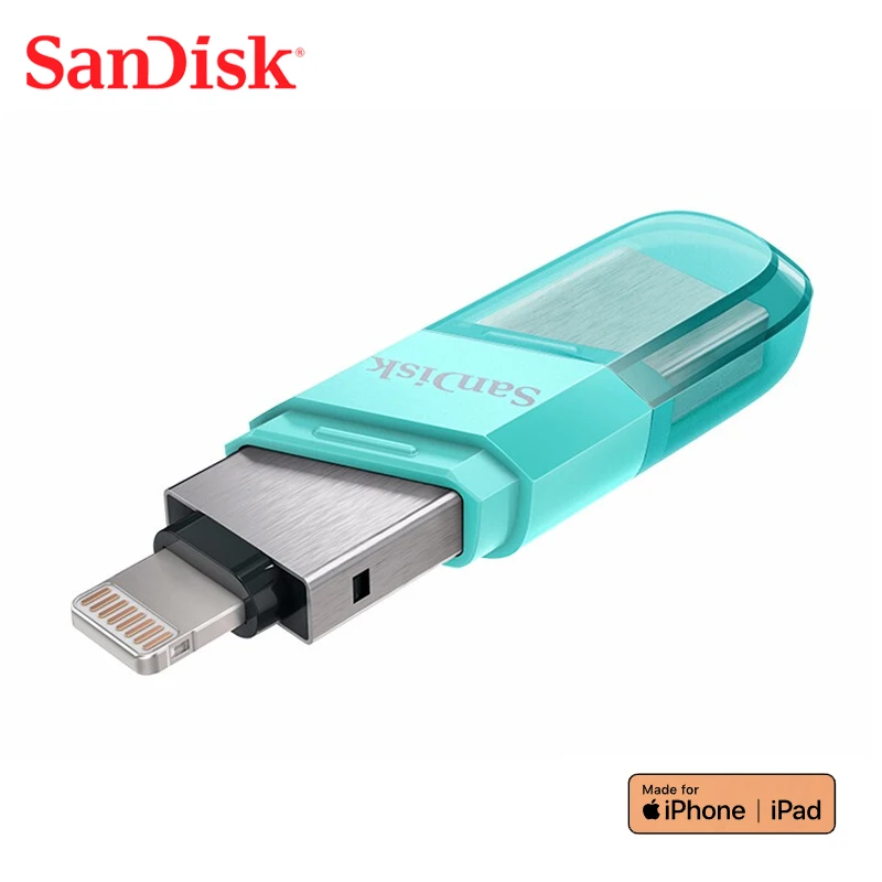 SanDisk iXpand Flash Drive Flip SDIX90N 64Gb pen drive128Gb 256Gb flash memory metal udisk usb 3.0  for iphone ipad pendrive