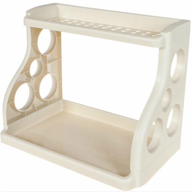 2-уровневая полка для микроволновой печи органайзер кухонная