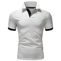 polo shirt men casual cotton solid color poloshirt mens breathable tee shirt golf tennis brand clothes