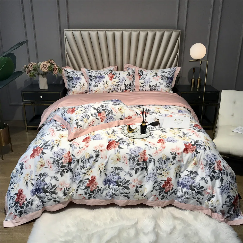 Роскошные комплекты постельного белья из египетского хлопка 24 дизайна