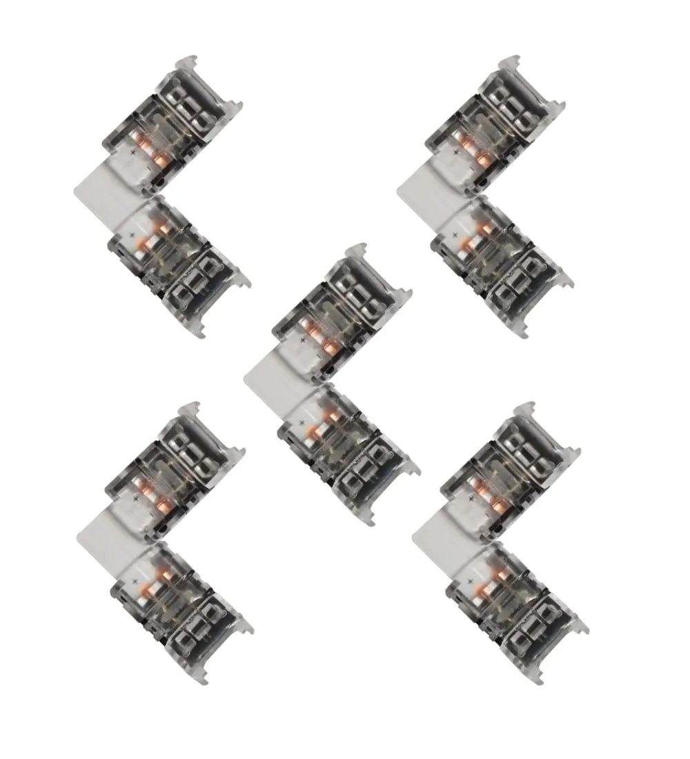 Разъем для светодиодной ленты 2 контактный Alightings L образный Быстрый сплиттер