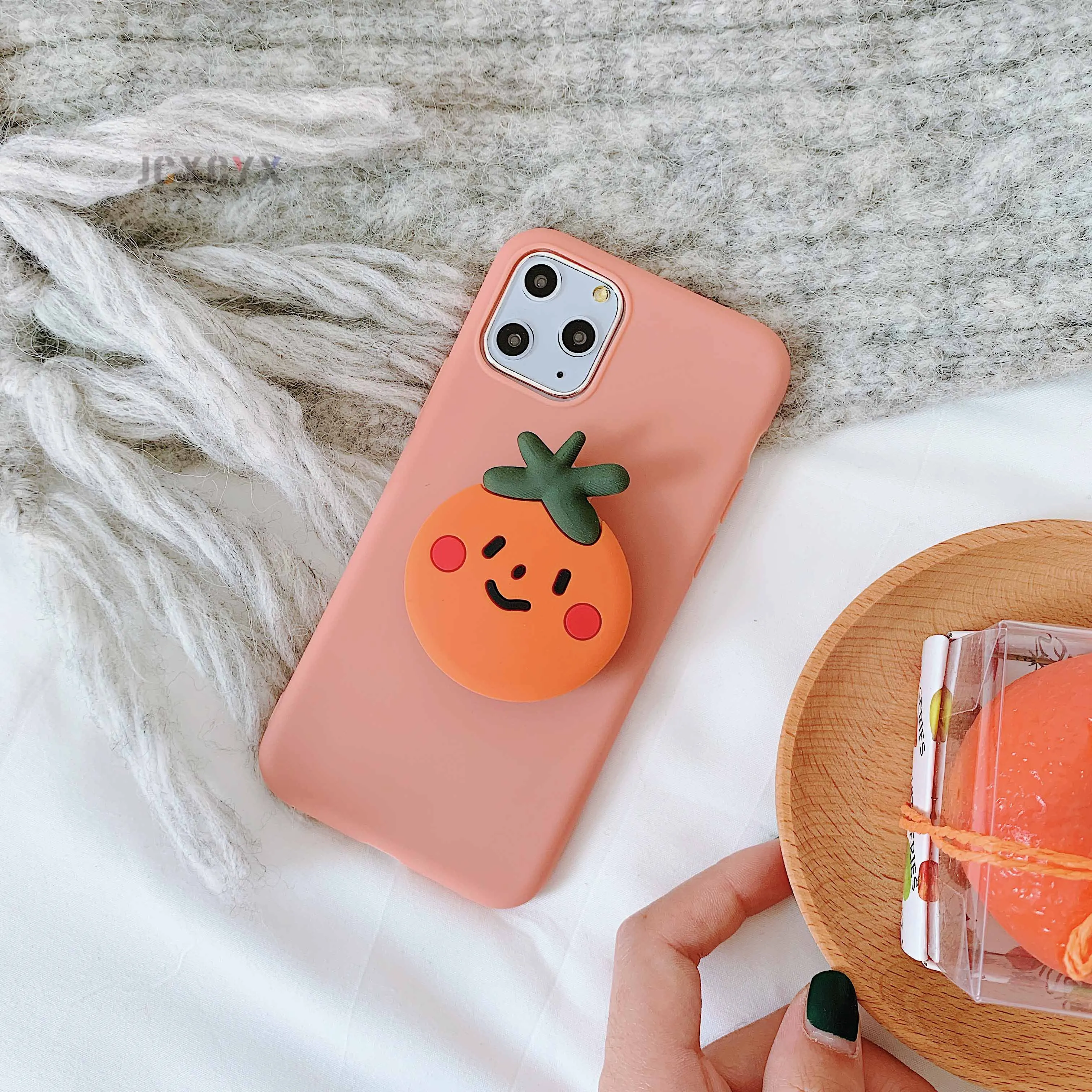 3D милый Cartoo Oreo печенье мягкий чехол для телефона для iphone X XR XS 11 Pro Max 6S 7 8 plus держатель чехол для samsung S8 S9 S10 Note