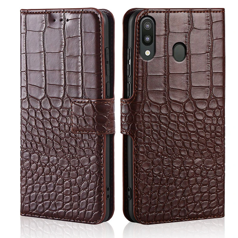 

Магнитный кожаный чехол для Samsung M20, чехол для Samsung Galaxy M20, Магнитный чехол-кошелек с держателем для карт