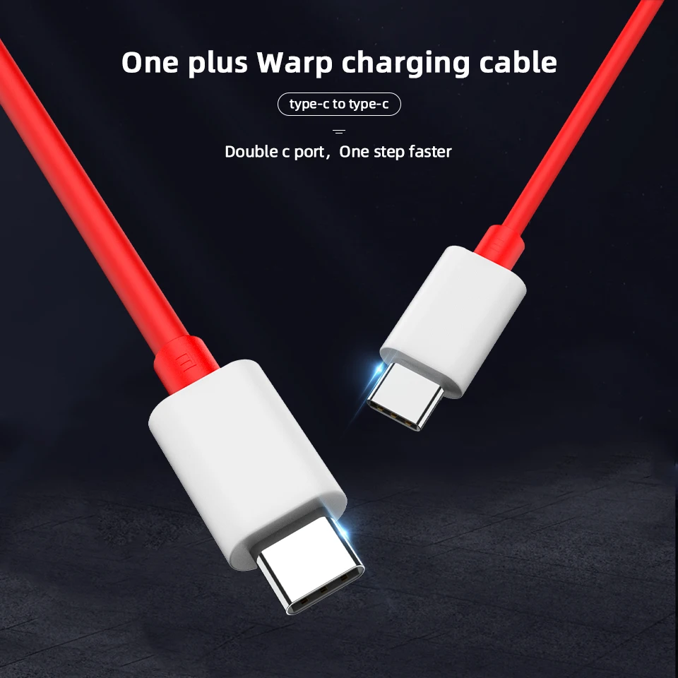Кабель для быстрой зарядки Oneplus 9 Pro 8 T Warp Charge Type C на оригинальный 6 5a One Plus 7 7t 6t 5t 5 3t