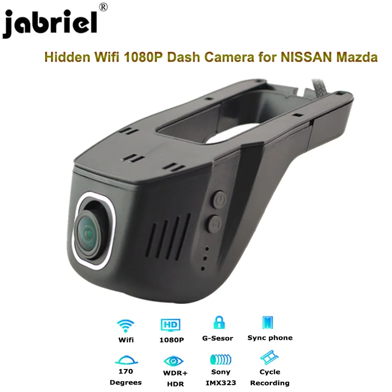Видеорегистратор Jabriel 1080P 24 часовая камера заднего вида для nissan qashqai j11 j10 juke x trail t32