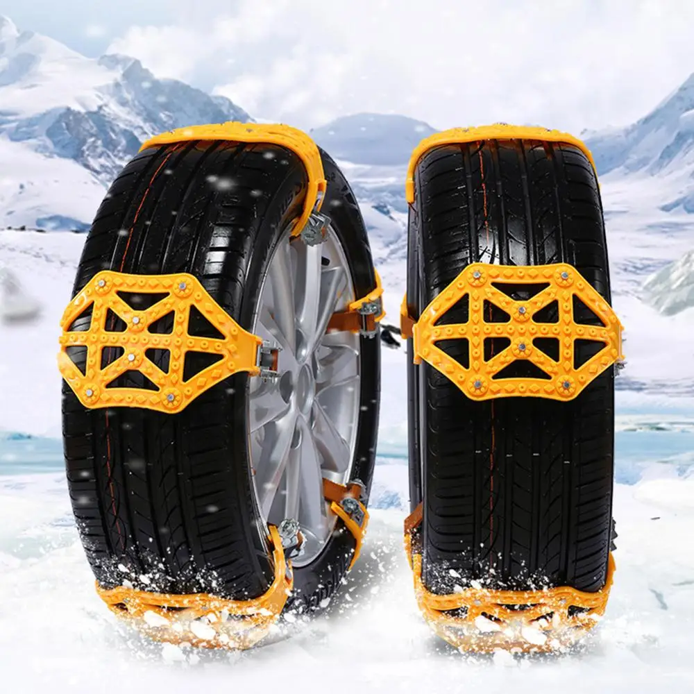 

1-6pcs Winter Car Snow Chain Tires Anti skid chains Universal Multi-function Car Off-road Vehicle SUV Cars Snow Tire Chain