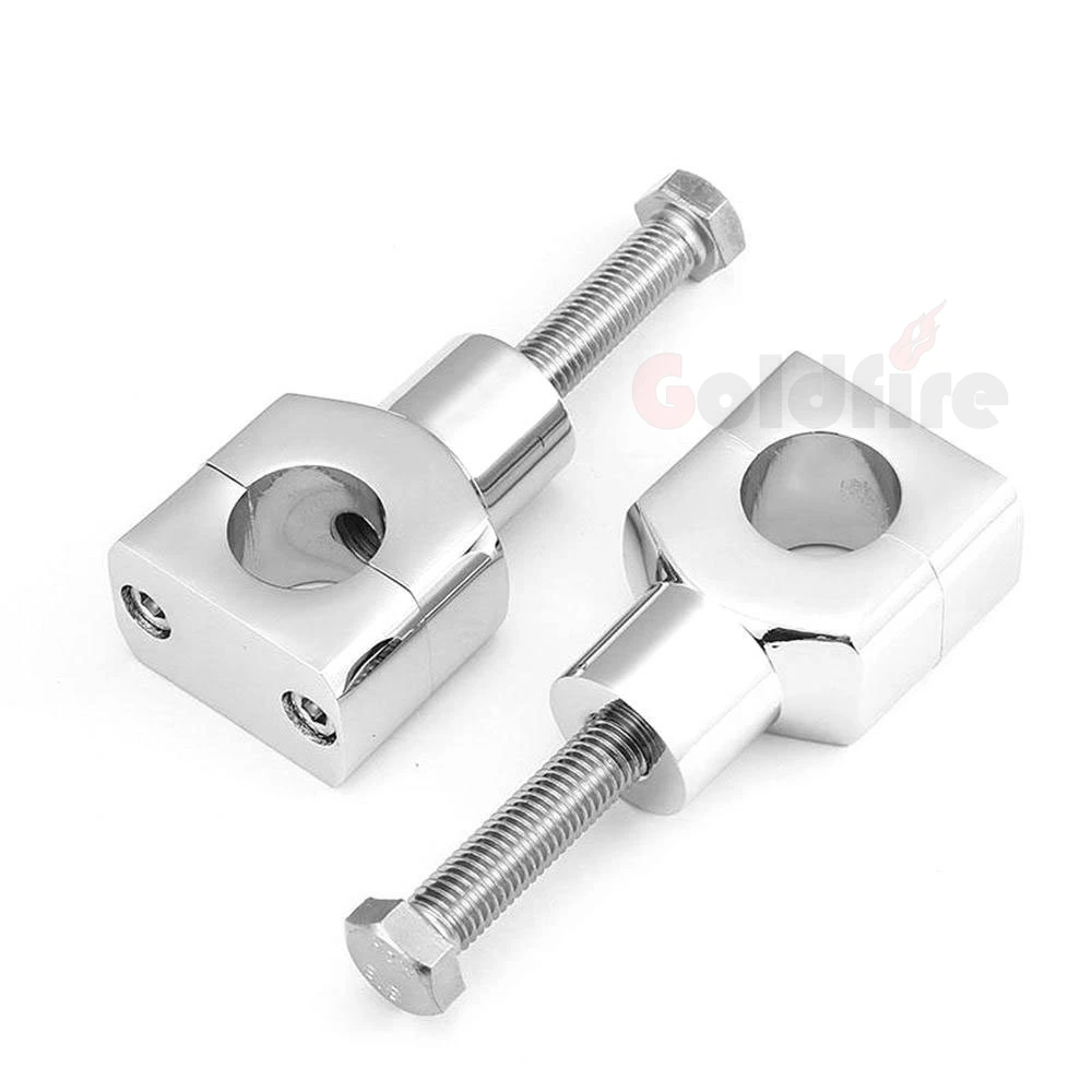 Руль мотоцикла стояки 1 &quotмотоциклетные руль Крепление зажим Универсальный хром