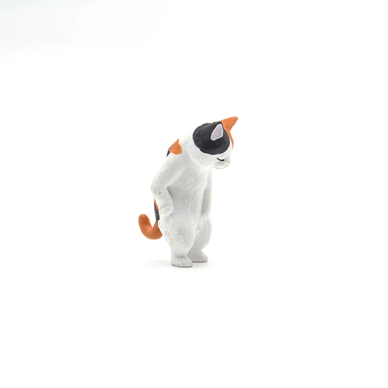 

Japan capsule toys kawaii animals pet funny otter shiba inu calico cat silverback gorilla sloth Pee standing gashapon figures