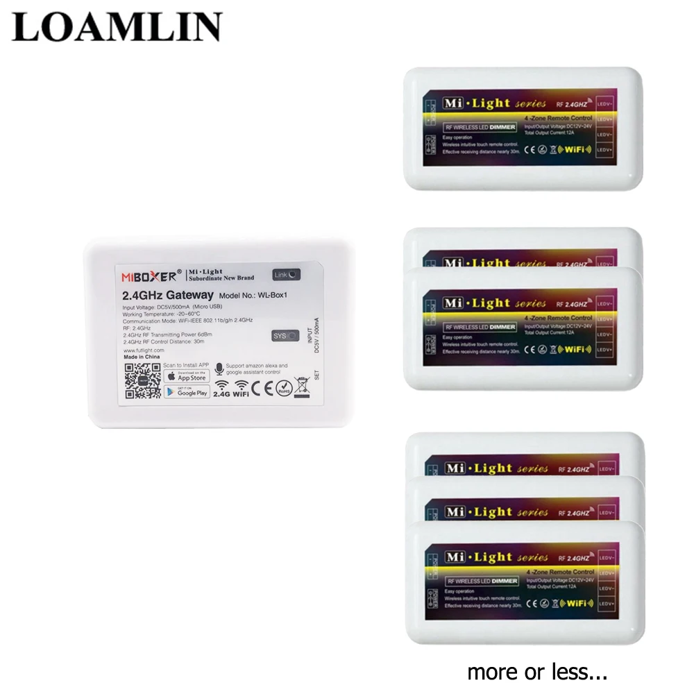 Светодиодный контроллер Mi light с дистанционным управлением регулировка яркости