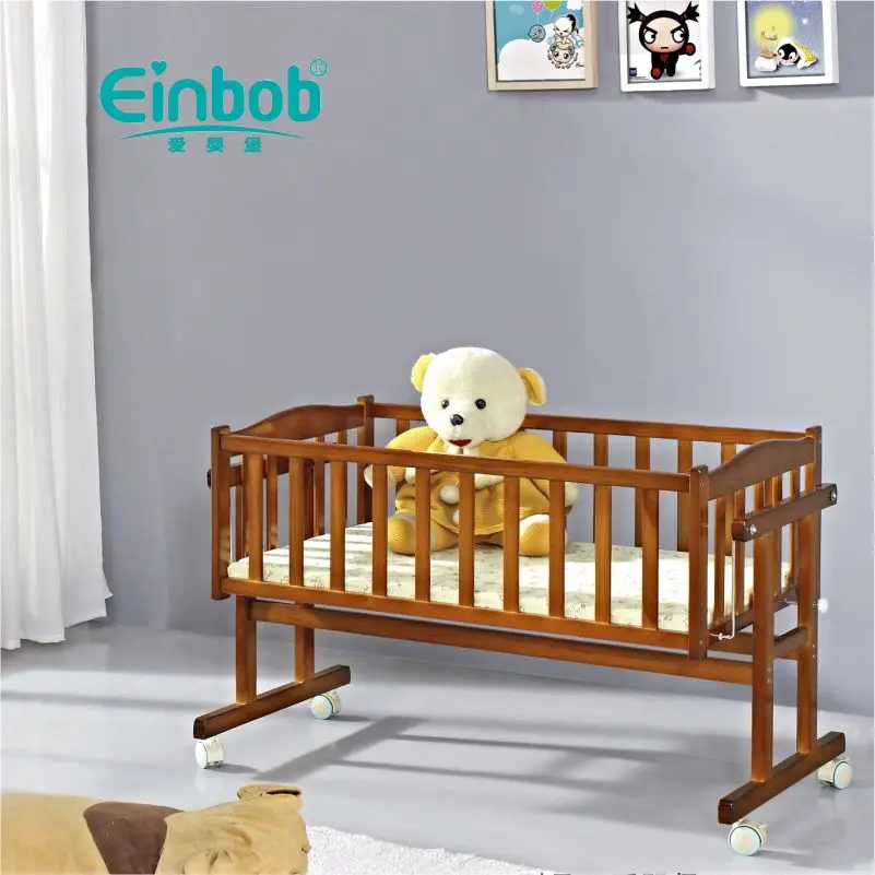 

826 Infant Bed BB Bed Bassinet Solid Wood Bassinet Separate Cradle Infant Cradle Cradle