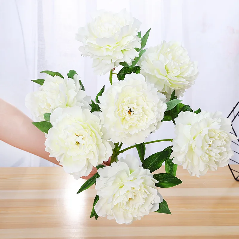 Искусственные цветы для дома 10 шт./лот Осеннее украшение искусственные сушеные с