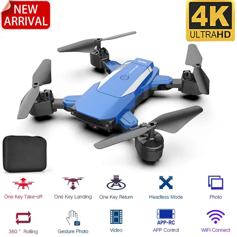 RCtown F84 Квадрокоптер беспроводной Радиоуправляемый Дрон с 4K/5MP/0.3MP HD камерой WiFi FPV