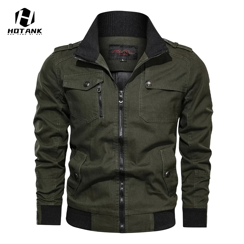 Куртка мужская демисезонная на молнии повседневная приталенная Бомбер