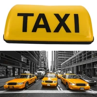 12v taxi cab sign roof top topper car magnetic lamp led light waterproof taxi roof lamp bright top board roof sign