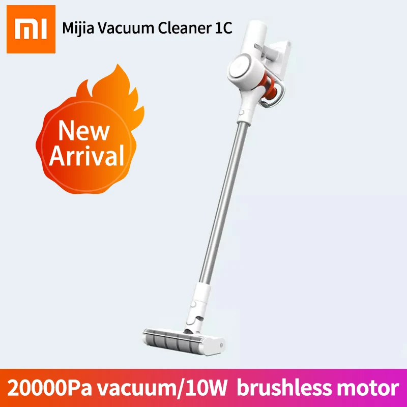 white Xiaomi MIJIA 1C Ручной беспроводной пылесос подметальная Чистка для домашнего ковра 20000Pa циклонный всасывающий аспират - Цвет: white
