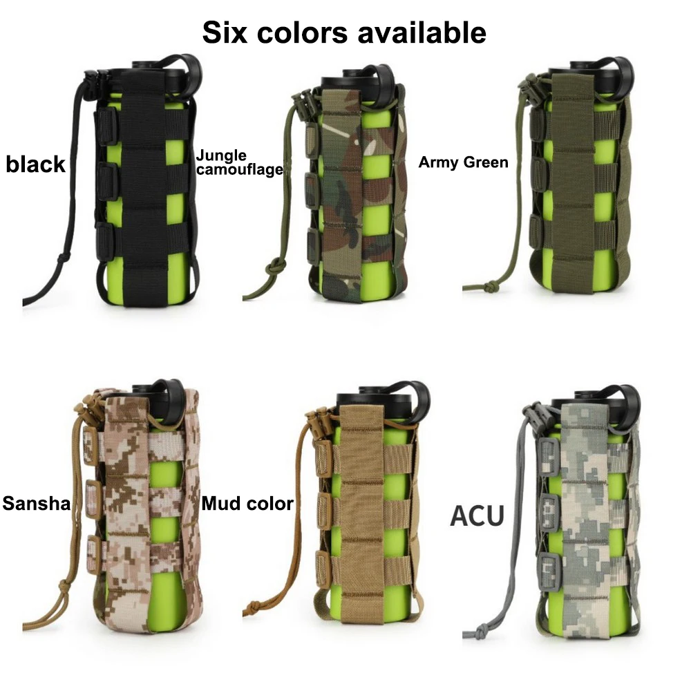 Регулируемая сумка для бутылки с водой из ткани Оксфорд Военная Сумка кемпинга