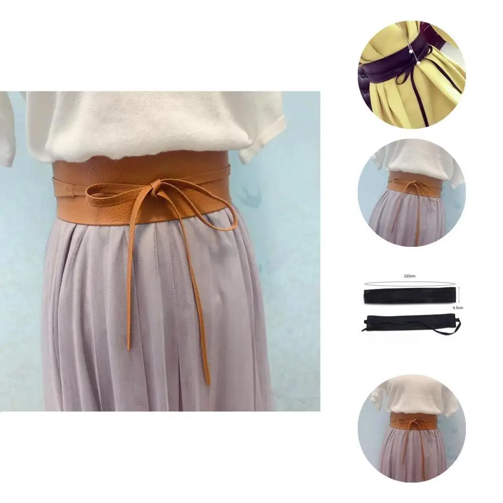 

Шикарный широкий пояс, элегантный ремень, однотонный широкий пояс, поясной ремень 2 шт./компл.