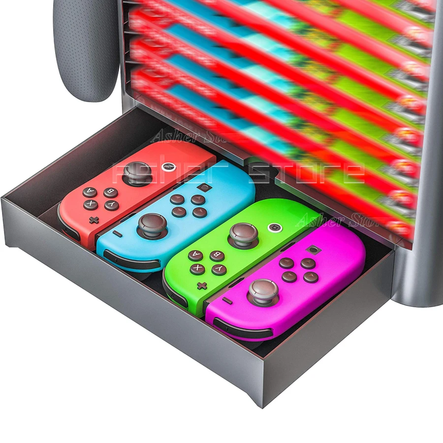 Игровые аксессуары хранение башня штабелируемые игры диск стойка контроллер