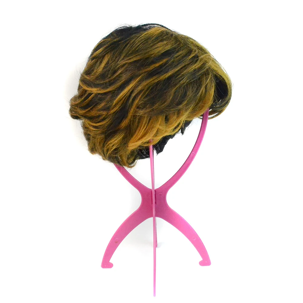 1 шт. пластиковая подставка для парика красочные Регулируемые Пластиковые