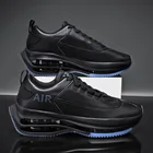 Дышащие мужские беговые кроссовки, высокая эластичность, воздушная подушка, тренировочные кроссовки для спортзала, уличная спортивная обувь на толстой подошве, кроссовки для бега