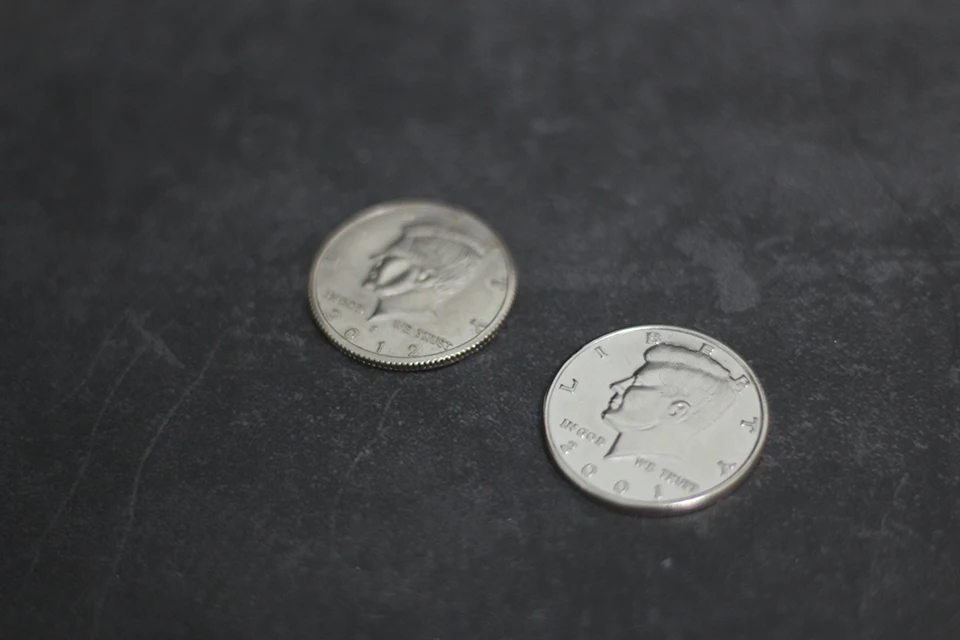 1 шт. Расширенная оболочка Половина доллара (голова) копия появляющаяся