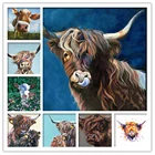 Highland корова алмазная живопись на холсте животных DIY Стразы Вышивка корова настенная мозаика Nordic украшения гостиной настенные