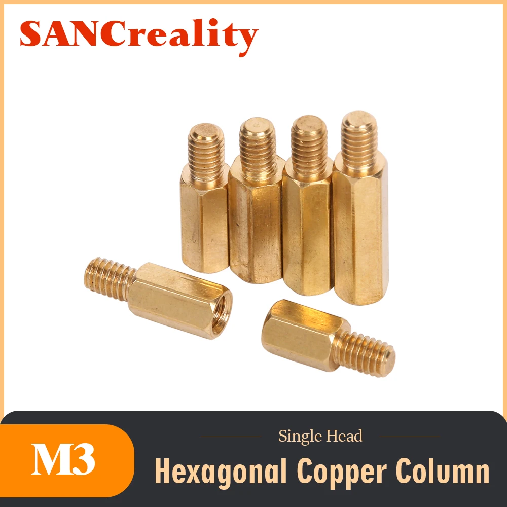 

M3 Single head hexagonal Hex Brass Standoff Spacer Screw Pillar PCB Computer PC Motherboard Female Male Standoff Spacer