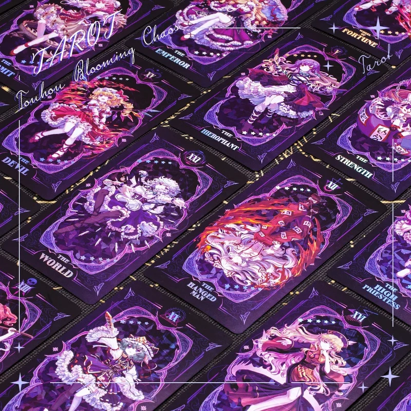 

22 шт., карточки для игры в Таро из японского аниме «Проект TouHou»