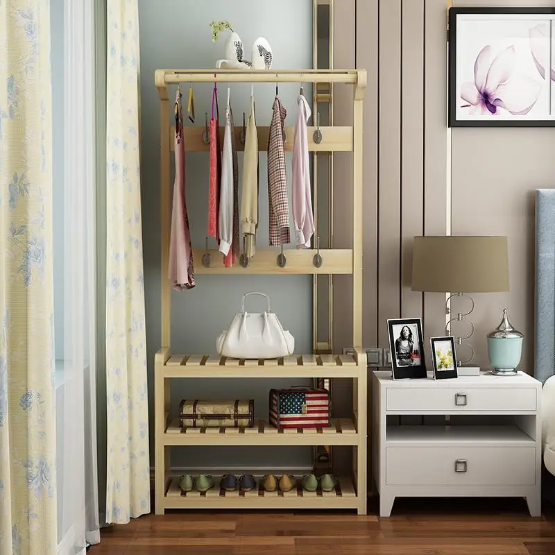 Винтажная деревянная вешалка для одежды подставка одежды| |