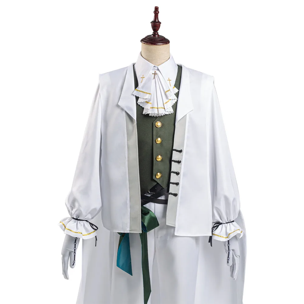 

Identity V Embalmer Aesop Carl Cosplay Costume Outfit Coat+Pants Full Suit Halloween Carnival Costumes Custom Made