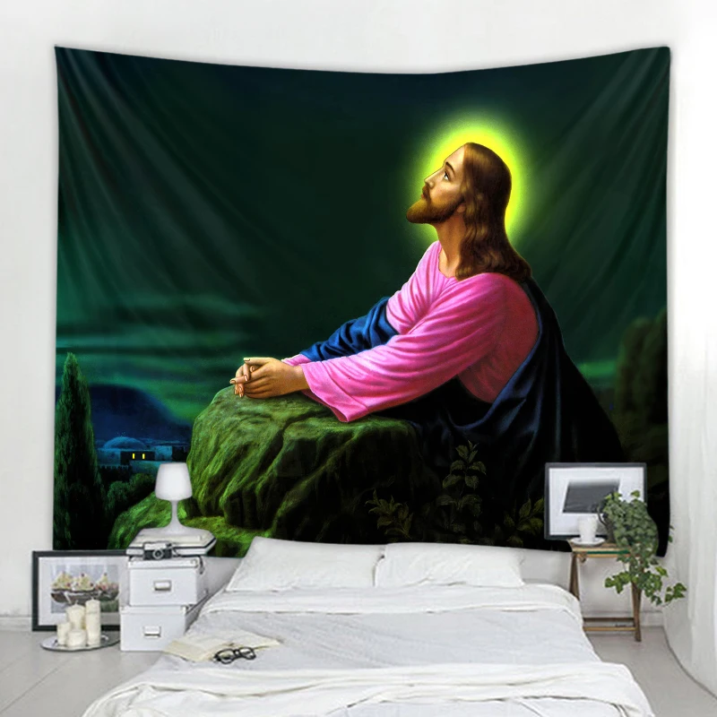 Украшение на стену с изображением сына Бога Иисуса |