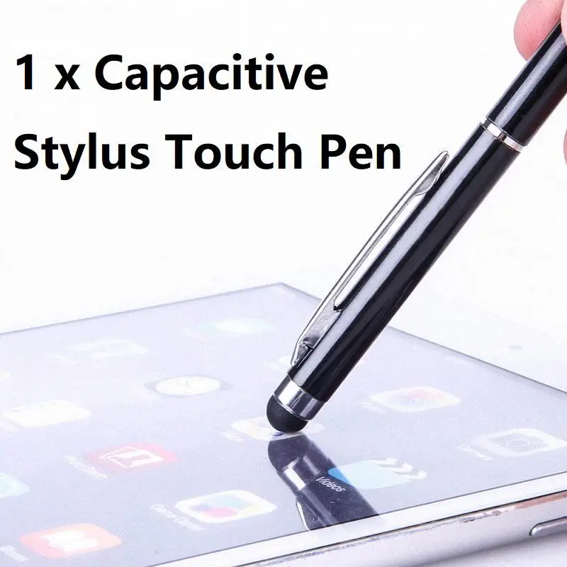 

Metal Capacitive Stylus Pen Universal 2 In 1 Touch Screen Stylus Pens For Ipad Iphone Samsung Tablet All Mobile Phones Tablet PC