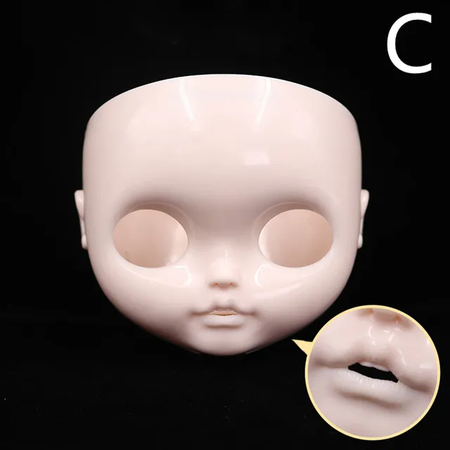 no makeup C ICY Fortune Days Blyth кукла новая зубчатая матовая белая кожа ручная роспись Лицевая панель индивидуальный макияж 1/6 кукла - Цвет: no makeup C