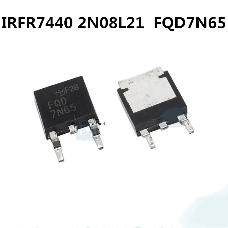 

Оригинал, 5 предметов в партии, FR7440 IRFR7440 2N08L21 SPD30N08S2L-21 FQD7N65 7N65 TO-252