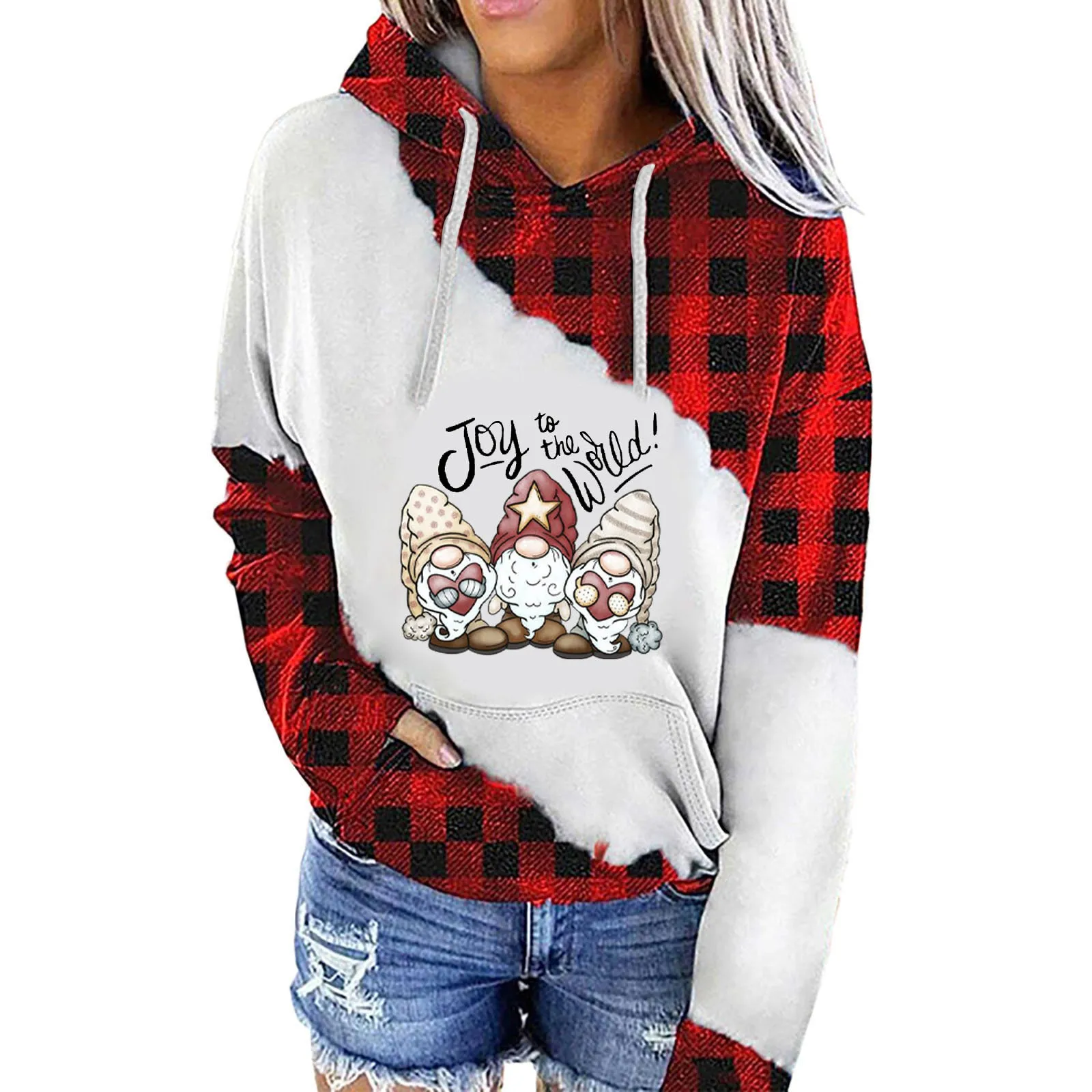 

Christmas Blouse Shirt Women Christmas Tree Printed Ladies Tops Shirt Casual Long Sleeve Blouse Female Shirt Camiseta Mujer