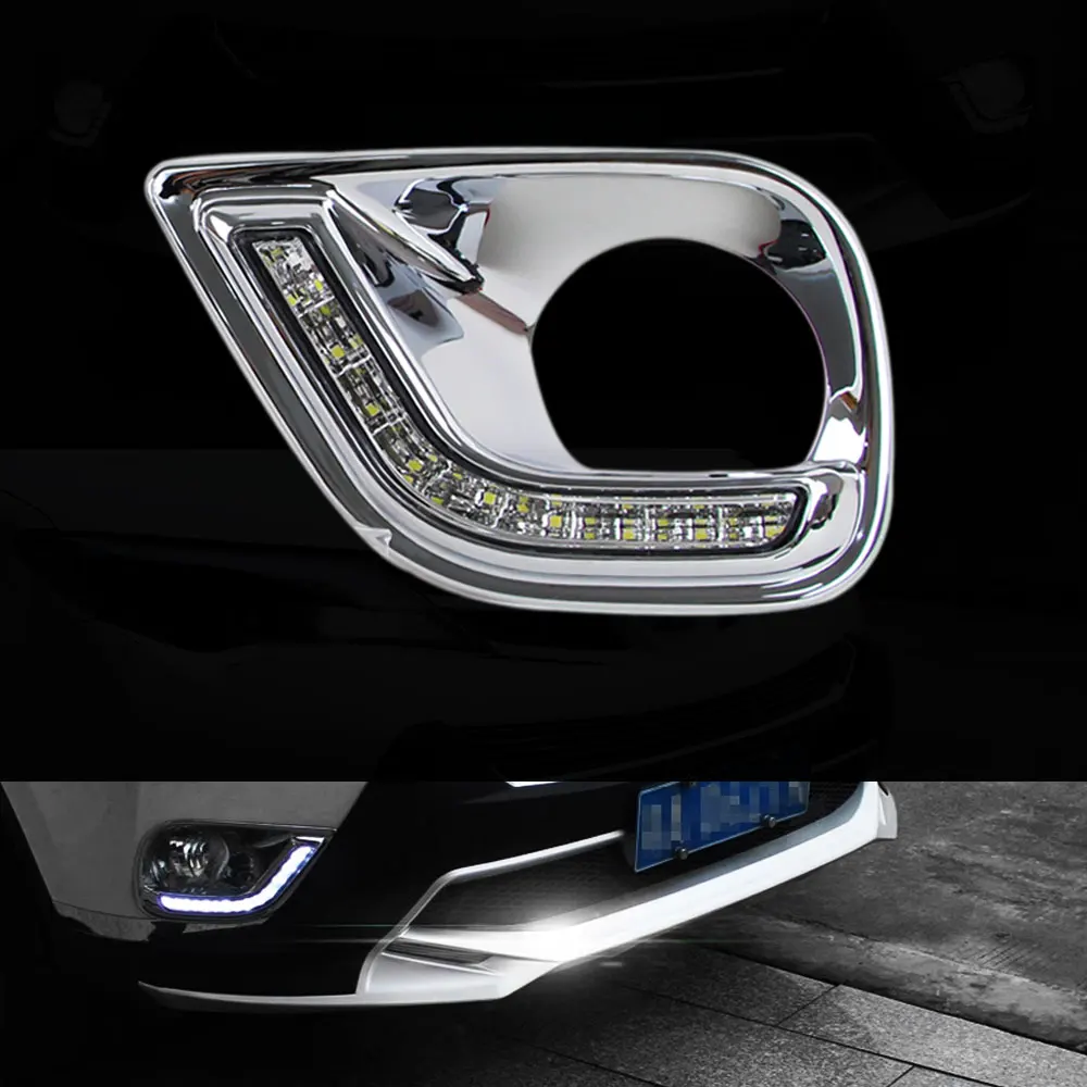 Дневные ходовые огни светильник LED DRL для Toyota RAV4 2013 2014 2015 2016 передний левый и