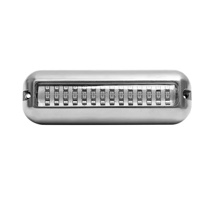 

42LED 80W 538LM Stainless Steel Boat Transom Light Underwater Pontoon Marine Ship Boat Accessories Light Waterproof Marine Light