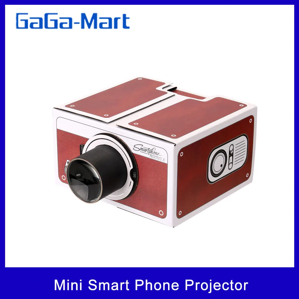 Мини проектор для смартфона кино портативное Домашнее использование DIY