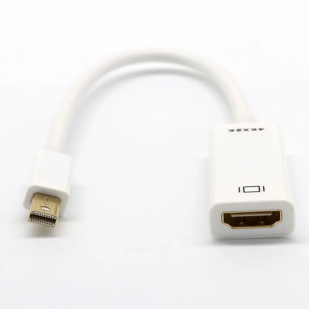 

4K X 2K Thunderbolt Mini Displayport V1.2 DP To HDMI-Compatible Adapter For IMAC Mac Book Mini DP To HDMI-Compatible