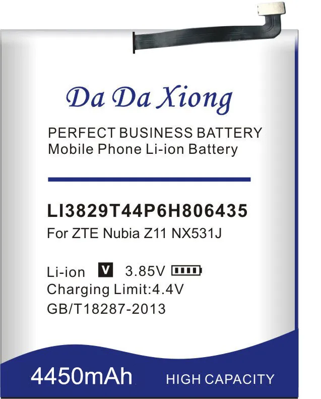 4450 мА/ч Батарея для ZTE Nubia Z11 Li3829T44P6h806435 NX531J высокое качество Мобильный телефон
